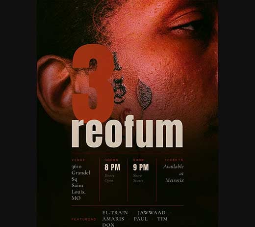 More Info for 3REOFUM: LIVE AT THE DARK ROOM