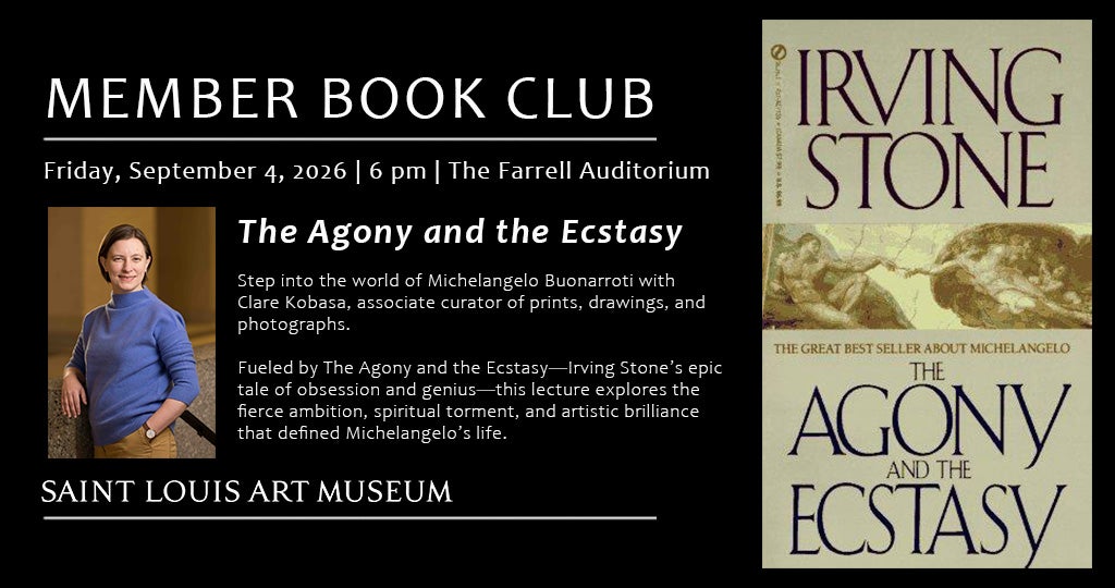 Member Lecture — The Agony and the Ecstasy