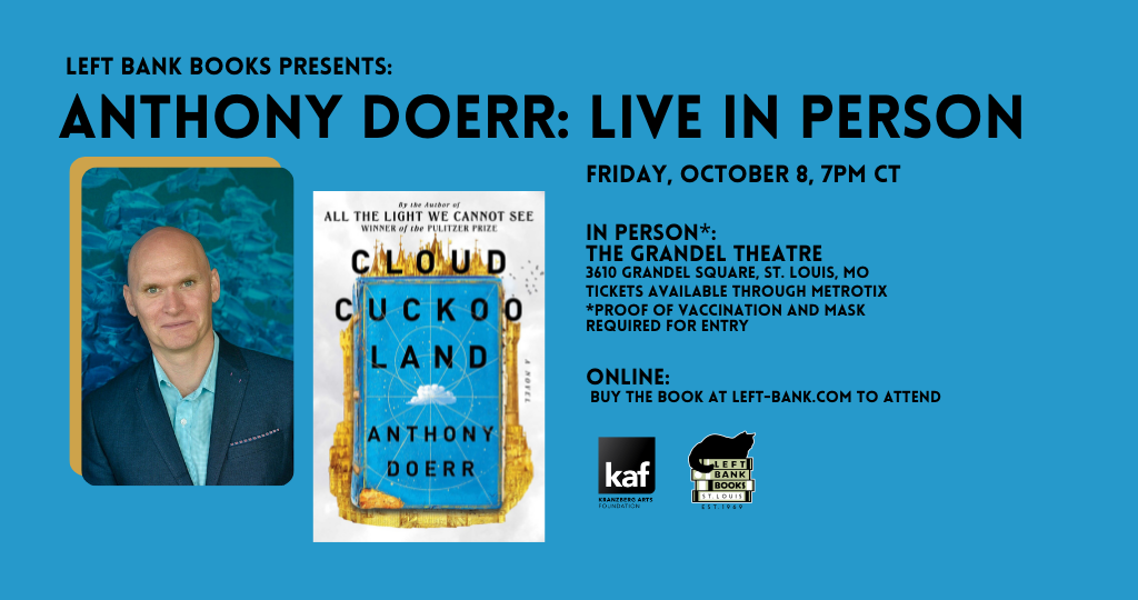 AN EVENING WITH ANTHONY DOERR