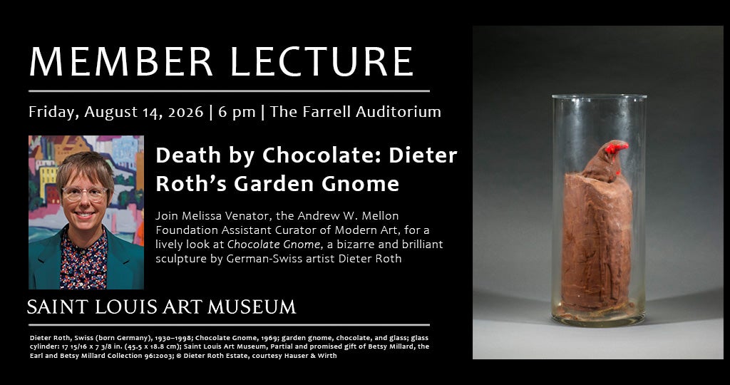 Member Lecture — Death by Chocolate: Dieter Roth’s Garden Gnome