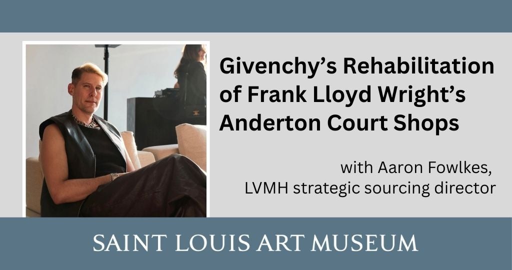 Givenchy’s Rehabilitation of Frank Lloyd Wright’s Anderton Court Shops
