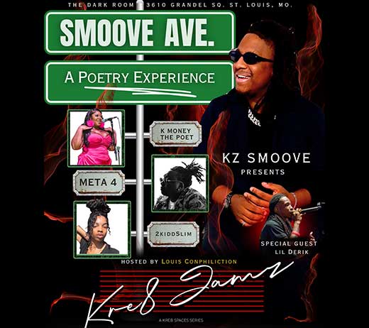 More Info for KRE8 JAMZ: SMOOVE AVE - A POETRY EXPERIENCE