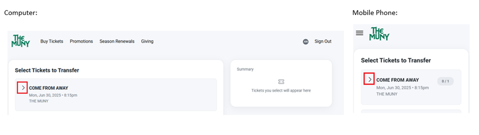 Transfer step 2