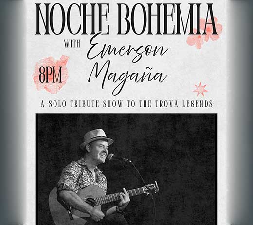 More Info for Noche Bohemia with Emerson Magaña 