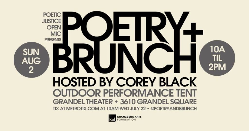POETIC JUSTICE OPEN MIC: POETRY + BRUNCH