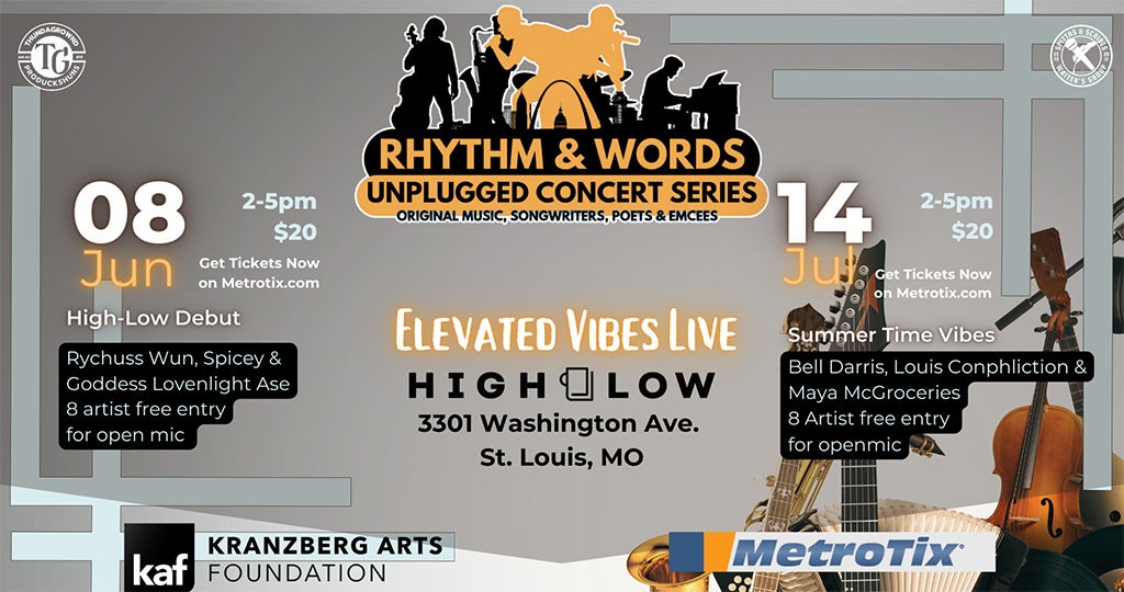 RHYTHM & WORDS STL: ELEVATED VIBES LIVE