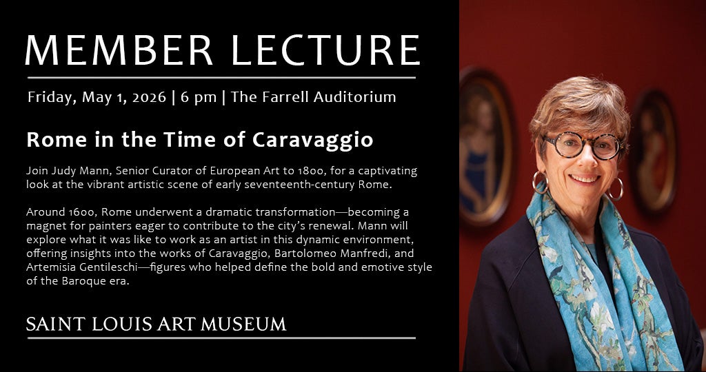 Member Lecture — Rome in the Time of Caravaggio