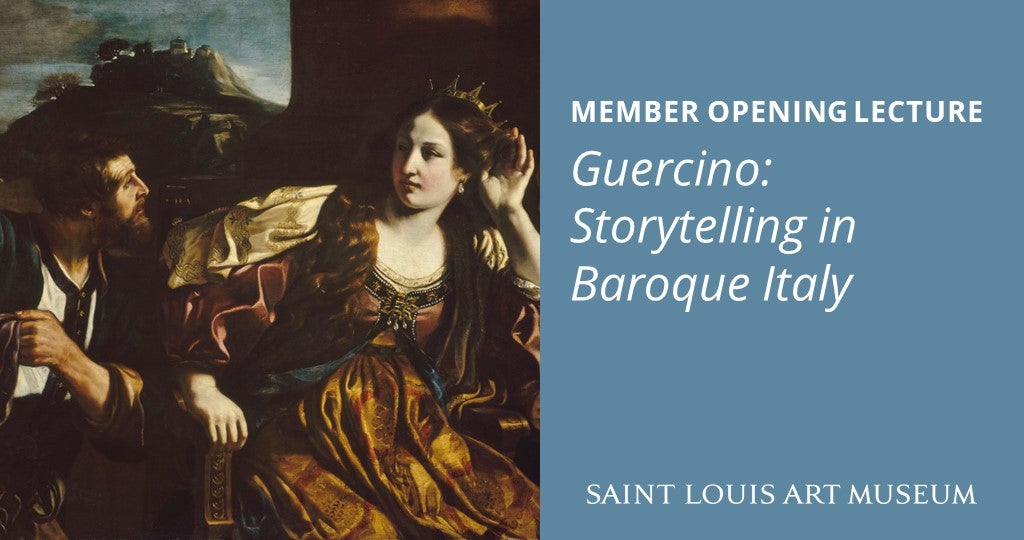 Member Opening Lecture—Guercino: Storytelling in Baroque Italy