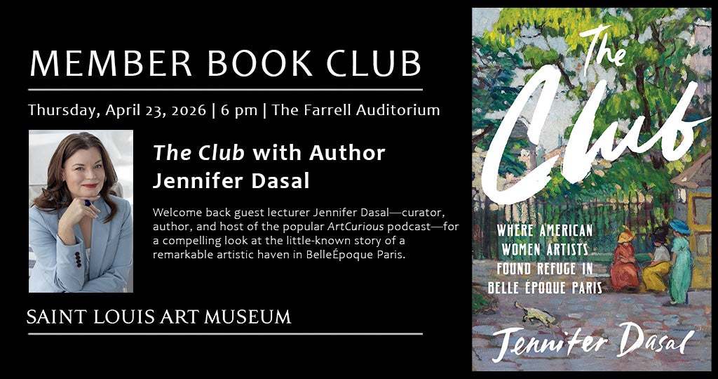 Member Lecture — The Club with Author Jennifer Dasal