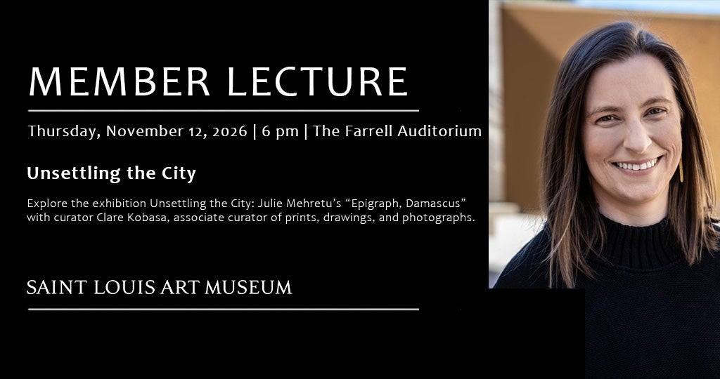 Member Opening Lecture — Unsettling the City 