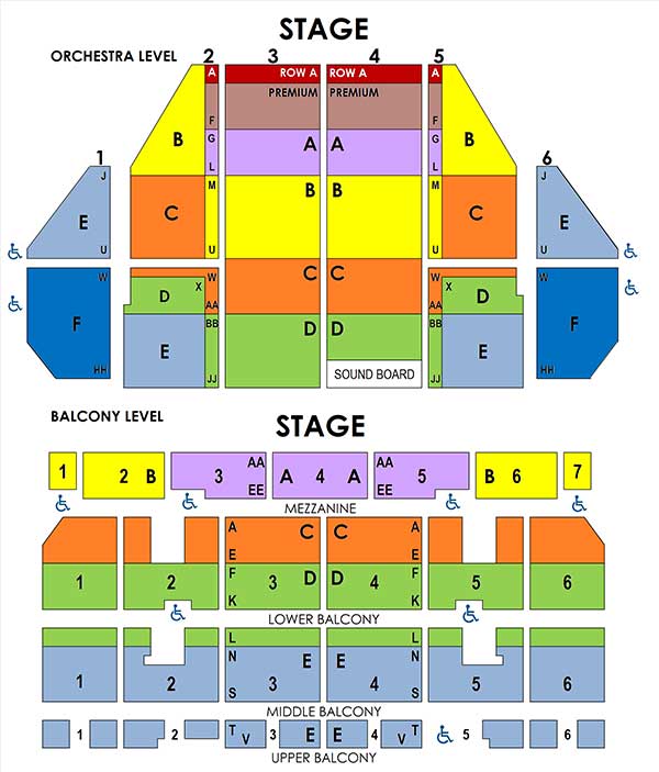 The Fabulous Fox Theater Seating Chart