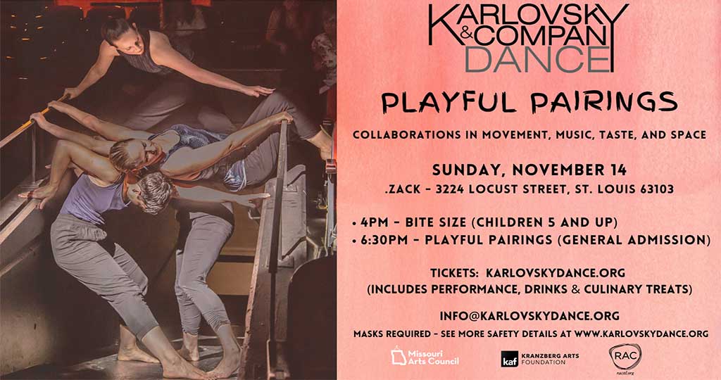 Playful Pairings: Collaborations in Movement, Music, Taste and Space